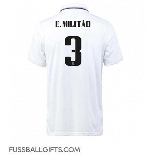 Real Madrid Eder Militao #3 Fußballbekleidung Heimtrikot 2022-23 Kurzarm